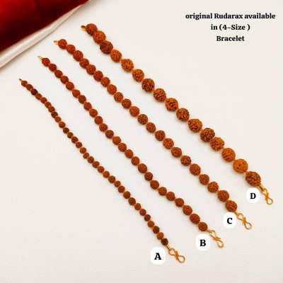 CHOPDA BUSINESS HUB Rudraksha Bracelet Set(Pack of 4)