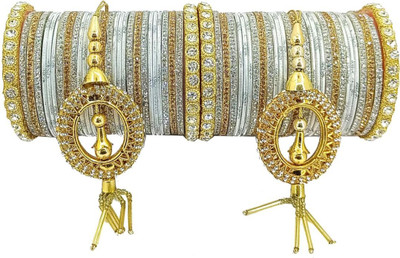 RENOY Metal Bangle Set(Pack of 58)