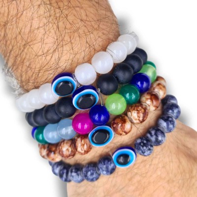 zhouse Stone Bracelet(Pack of 5)