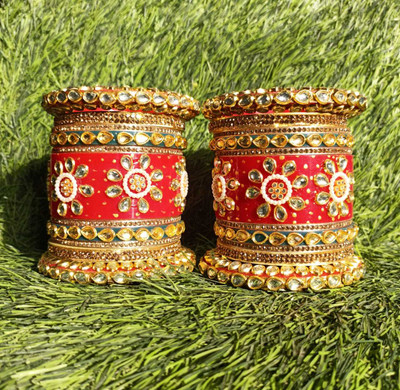 ARFA CREATION Shell Bangle Set(Pack of 22)