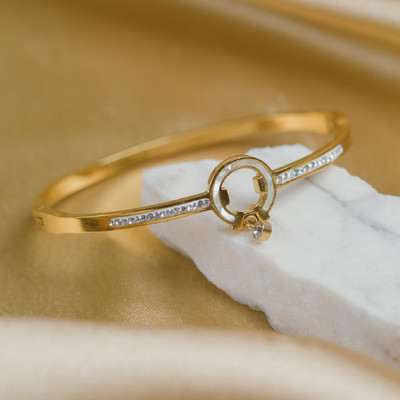 ARTKLIM Stainless Steel Gold-plated Bangle