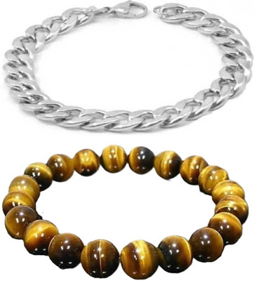 IKONKARR Metal, Stainless Steel Bracelet(Pack of 2)