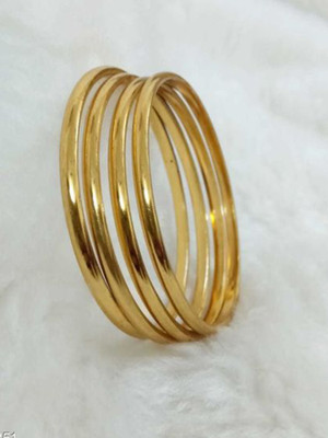 Shree Enterprises Brass Gold-plated Bangle Set(Pack of 2)