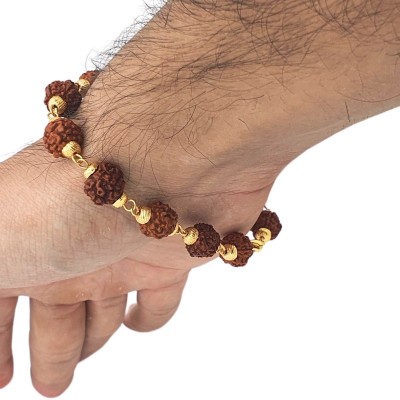 Khushal ENTERPRISE Brass, Alloy Beads Gold-plated Bracelet