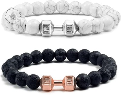 Edmiria Stone, Crystal Beads, Crystal Bracelet(Pack of 2)