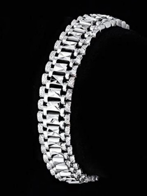 DA CREATIONS Brass Silver Cuff