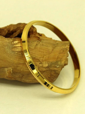PINKRY JEWEL Brass Gold-plated Kada