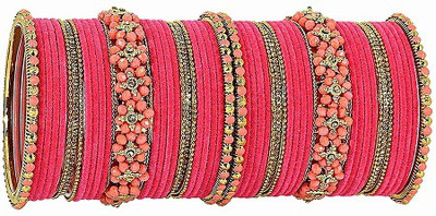 HOMOZE Metal Zircon Bangle Set(Pack of 50)