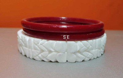 sumana Enterprise Shell Bangle Set(Pack of 4)
