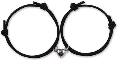 Faizam Collection Alloy Silver Bracelet(Pack of 2)