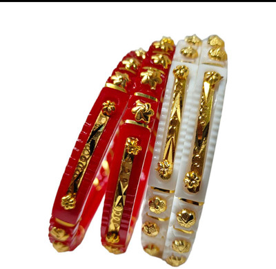 Ashia Retails Plastic Bangle(Pack of 4)