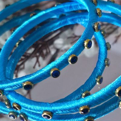 MANARIS Metal Bangle Set(Pack of 2)