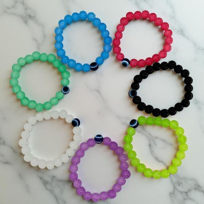 Das Creation Glass Beads Bracelet Set(Pack of 7)