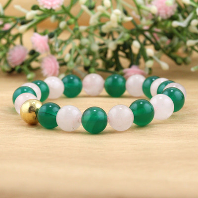 SCollection Stone Quartz Gold-plated Bracelet