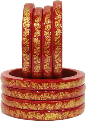 Lahthi Wala Lac Bangle Set(Pack of 8)