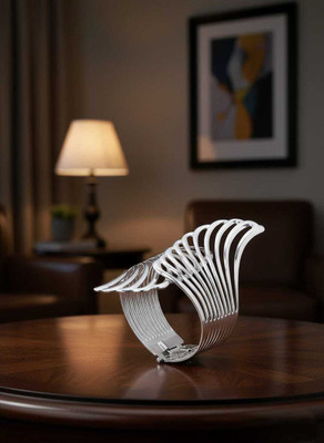 Harmi collection Stainless Steel Sterling Silver Cuff