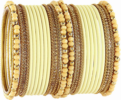 NMII Metal Beads, Zircon Bangle Set(Pack of 32)