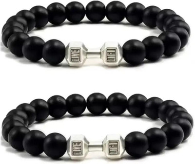 Floky Alloy Beads Bracelet(Pack of 2)