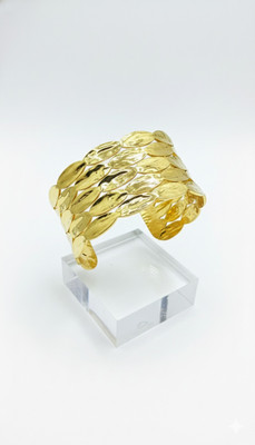 Nimmis collection Stainless Steel Gold-plated Cuff
