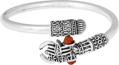 EndlessFashion Brass Silver Coated Kada