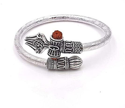 Spyroniix Reeal Treasuree Stainless Steel Silver Coated Bracelet