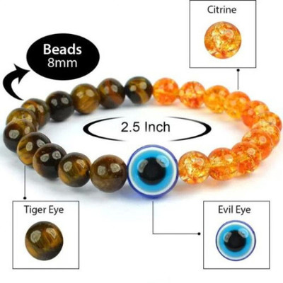 SUKHAD Stone Beads, Agate, Crystal Bracelet