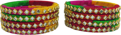 THECREATIONSHUB Plastic Bangle Set(Pack of 8)