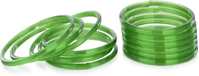 AFAST Glass Bangle Set(Pack of 10)