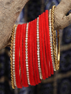 ZENEME Alloy Gold-plated Bangle Set