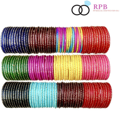 RP BADLAS Glass Bangle(Pack of 10)