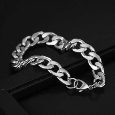 Lucky corporation Steel 958 Silver Bracelet