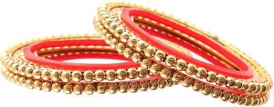 Jewar Mandi Brass Gold-plated Bangle Set