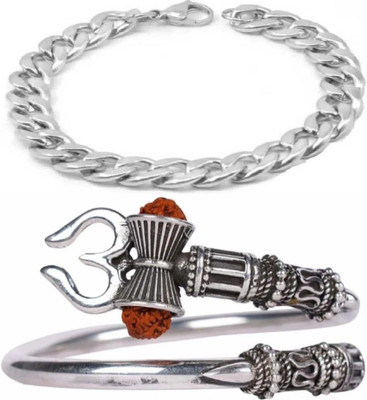 IKONKARR Brass, Stainless Steel Bracelet(Pack of 2)