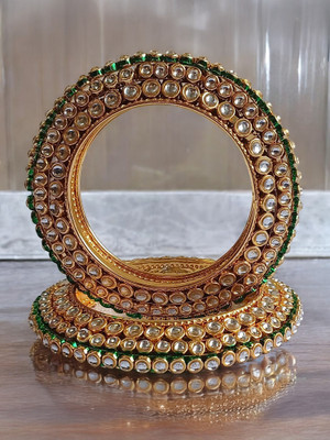 devanya crafts Brass Bangle Set(Pack of 2)