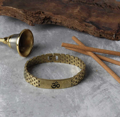 SPYRONIX REAL TREASURE Stainless Steel Gold-plated Bracelet