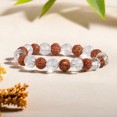 stylewind Rudraksha Crystal Bracelet