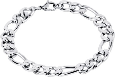 Fashion Frill Stainless Steel Sterling Silver Bracelet