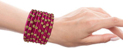 Pridetrend Alloy Bangle Set(Pack of 8)