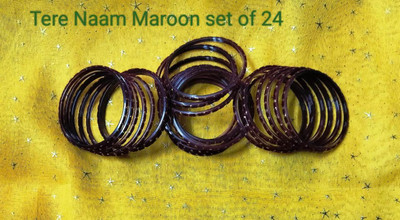 PRETTY GALS Glass Bangle Set