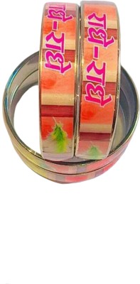 VISHUNA ENTERPRISES Glass Bangle(Pack of 4)