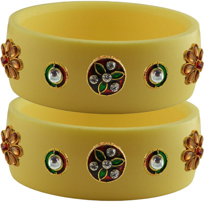 maya fashion Brass Bangle(Pack of 2)
