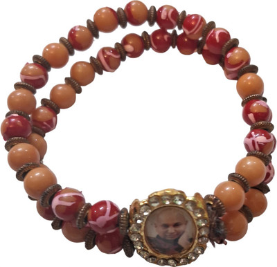 Guruji Stone Pearl Bracelet