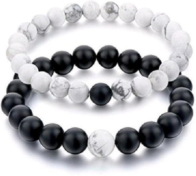 DIVINE SOUVENIRS Stone Beads Bracelet Set(Pack of 2)