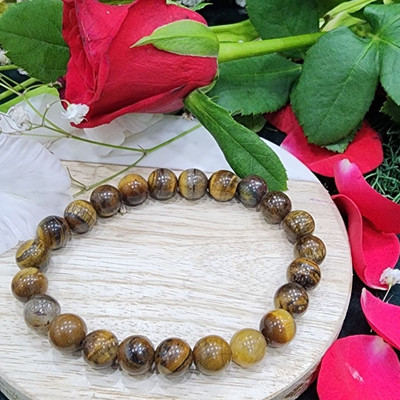 BHAVIKADECOR Tiger's Eye Crystal Bracelet