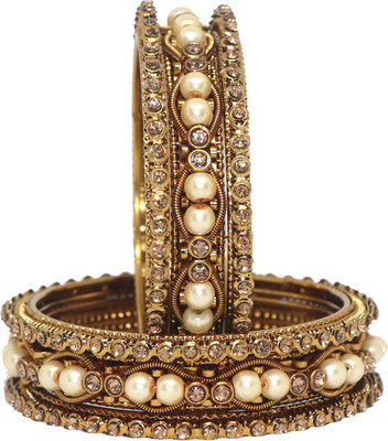 RADHA MOHAN EMPIRE Metal Bangle Set(Pack of 6)