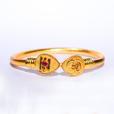 skandha Alloy Gold-plated Kada
