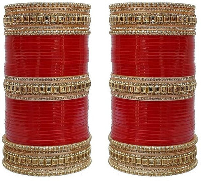 shivaay traders Plastic Cubic Zirconia Chudas(Pack of 2)