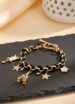 TVI Alloy Cubic Zirconia Gold-plated Bracelet