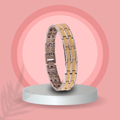 Bracotive Stainless Steel Gold-plated Bracelet