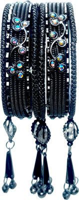 PG Traders Metal Bangle(Pack of 6)